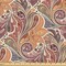 Ambesonne Floral Fabric by The Yard, Traditional Paisley Leaf Pattern with Persian Details Colorful Boho Design, Decorative Fabric for Upholstery and Home Accents, 2 Yards, Orange Mauve